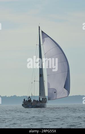 Clipper 2023 rund um das Weltjachtrennen portsmouth Stockfoto