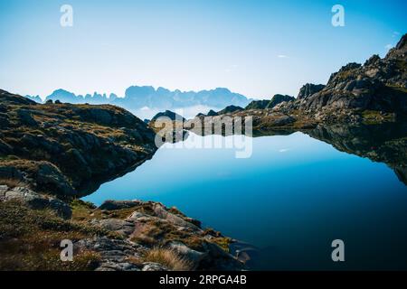 carisolo-Seen in der Nähe von madonna di campiglio Stockfoto