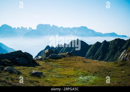 carisolo-Seen in der Nähe von madonna di campiglio Stockfoto