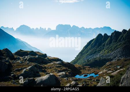 carisolo-Seen in der Nähe von madonna di campiglio Stockfoto