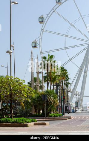 ALMERIA, SPANIEN - 26. MAI 2023 touristische Komponente des Kultur- und Freizeitprogramms der Stadt Almeria in der Region Andalusien in Spanien Stockfoto