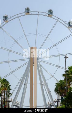 ALMERIA, SPANIEN - 26. MAI 2023 touristische Komponente des Kultur- und Freizeitprogramms der Stadt Almeria in der Region Andalusien in Spanien Stockfoto