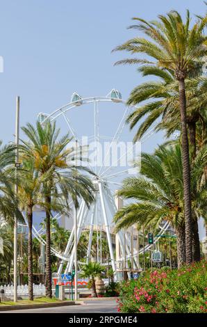 ALMERIA, SPANIEN - 26. MAI 2023 touristische Komponente des Kultur- und Freizeitprogramms der Stadt Almeria in der Region Andalusien in Spanien Stockfoto