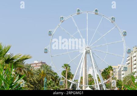 ALMERIA, SPANIEN - 26. MAI 2023 touristische Komponente des Kultur- und Freizeitprogramms der Stadt Almeria in der Region Andalusien in Spanien Stockfoto