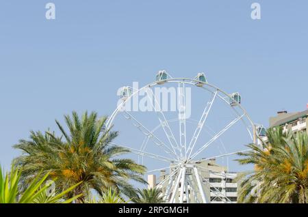 ALMERIA, SPANIEN - 26. MAI 2023 touristische Komponente des Kultur- und Freizeitprogramms der Stadt Almeria in der Region Andalusien in Spanien Stockfoto