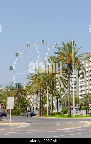 ALMERIA, SPANIEN - 26. MAI 2023 touristische Komponente des Kultur- und Freizeitprogramms der Stadt Almeria in der Region Andalusien in Spanien Stockfoto