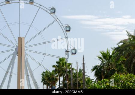 ALMERIA, SPANIEN - 26. MAI 2023 touristische Komponente des Kultur- und Freizeitprogramms der Stadt Almeria in der Region Andalusien in Spanien Stockfoto