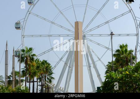 ALMERIA, SPANIEN - 26. MAI 2023 touristische Komponente des Kultur- und Freizeitprogramms der Stadt Almeria in der Region Andalusien in Spanien Stockfoto