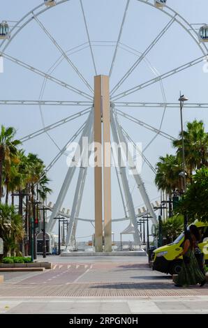 ALMERIA, SPANIEN - 26. MAI 2023 touristische Komponente des Kultur- und Freizeitprogramms der Stadt Almeria in der Region Andalusien in Spanien Stockfoto