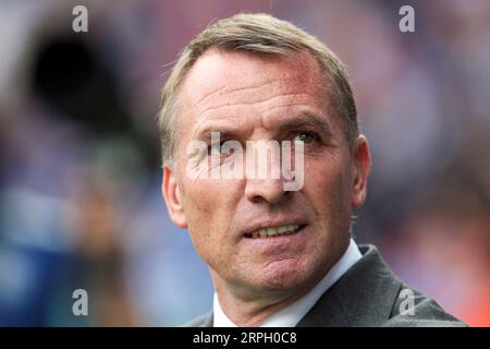 BRENDAN RODGERS, derzeit Fußballtrainer beim Celtic Football Club, einem schottischen Premier Division Club mit Sitz in Glasgow. Stockfoto