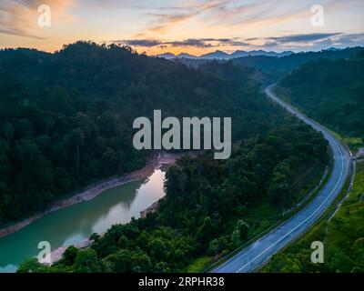 Pedu’s Lake im Bundesstaat Kedah in Malaysia Stockfoto