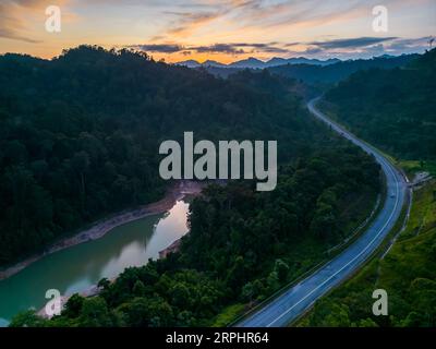 Pedu’s Lake im Bundesstaat Kedah in Malaysia Stockfoto