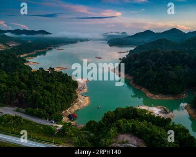 Pedu’s Lake im Bundesstaat Kedah in Malaysia Stockfoto