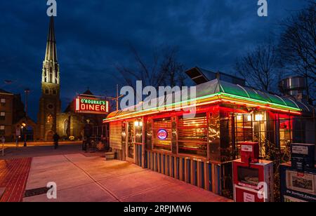 O'Rourke's Diner Middletown, Connecticut, USA Stockfoto