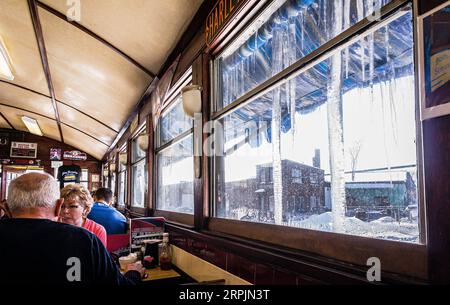 Miss Worcester Diner Worcester, Massachusetts, USA Stockfoto