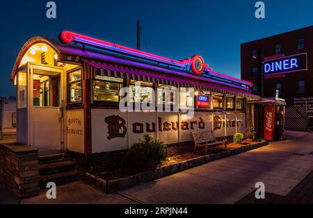 Boulevard Diner Worcester, Massachusetts, USA Stockfoto