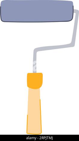 Vektorgrafik für Wandwalzen Stock Vektor