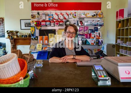 Viktorianische Landstadtpostmutter im Southern District shire der Grampians; Postleitzahl 3407 Stockfoto