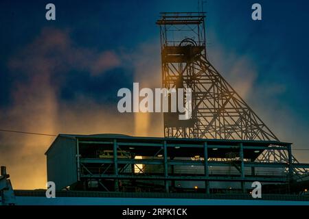 Mount Isa Bergbauhütte am Mt Isa in Queensland, Australien Stockfoto