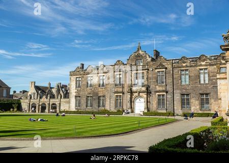 Lower College Hall im St Salvator's College Quad, St Andrews, Fife Stockfoto