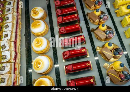 Kuchen und Gebäck, Cafe Central, Wien, Österreich Stockfoto