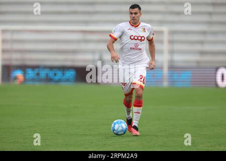 Padua, Italien. September 2023. Simone Pontisso von uns Catanzaro während des Spiels der Serie B zwischen Lecco und Catanzaro im Stadio Euganeo am 3. September 2023 in Padua (Foto: Matteo Bonacina/LiveMedia) Credit: Independent Photo Agency/Alamy Live News Stockfoto