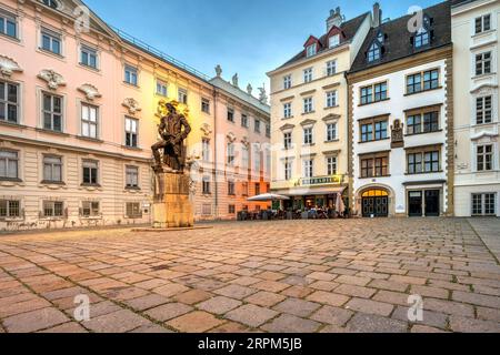 Judenplatz, Wien, Österreich Stockfoto