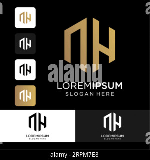 Kreatives Alphabet Logo Design, Alphabet Logo Design, Vektor Logo Design mit Symbol, Logo Design, Symbol Design Vektor , Band 02 Stock Vektor