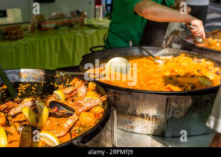 Outdoor Market, Meze, Herault, Occitanie, Frankreich Stockfoto