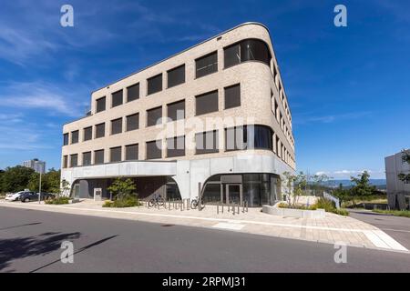 Forschungs- und Entwicklungszentrum des Amazonasunternehmens, Außenansicht, künstliche Intelligenz im Cyber Valley, Tübingen Stockfoto