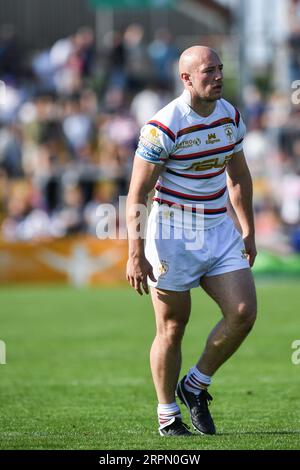 Wakefield, England - 3. September 2023 Lee Kershaw von Wakefield Trinity. Rugby League Betfred Super League , Wakefield Trinity vs St. Helens im Be Well Support Stadium, Wakefield, Großbritannien Stockfoto