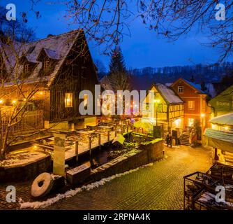Schmilka Organic and National Park Refuge Stockfoto