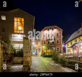 Schmilka Organic and National Park Refuge Stockfoto