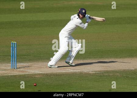 Durham's Graham Clark am dritten Tag der LV= Insurance County Championship Division Two Match am Seat Unique Riverside, County Durham. Bilddatum: Dienstag, 5. September 2023. Stockfoto