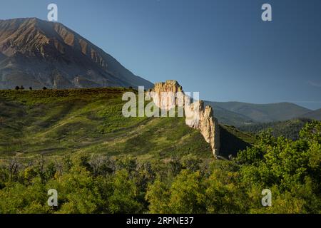 Highway of the Legends im Spanish Peaks Mountain von Colorado Stockfoto