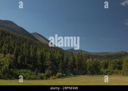 Highway of the Legends im Spanish Peaks Mountain von Colorado Stockfoto