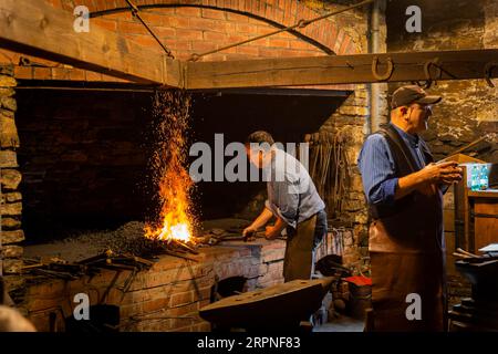 Tag des traditionellen Handwerks im Erzgebirge Stockfoto