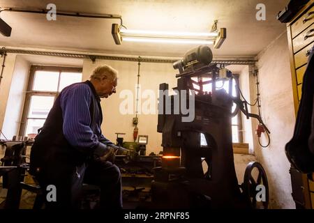 Tag des traditionellen Handwerks im Erzgebirge Stockfoto