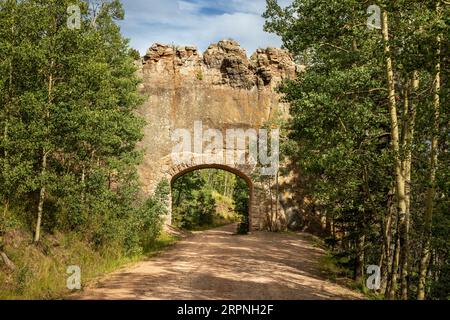 Highway of the Legends im Spanish Peaks Mountain von Colorado Stockfoto