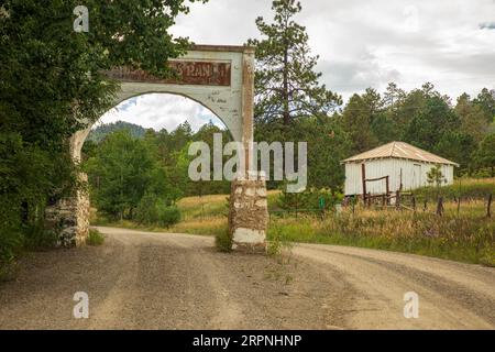 Highway of the Legends im Spanish Peaks Mountain von Colorado Stockfoto