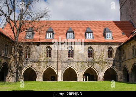 Kloster der Kirche unserer lieben Frau, Halberstadt, Harz, Sachsen-Anhalt, Deutschland Stockfoto