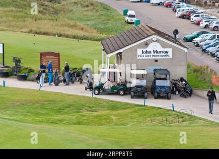 Pro Shop Moray Golf Club Lossiemouth Moray Scotland Stockfoto