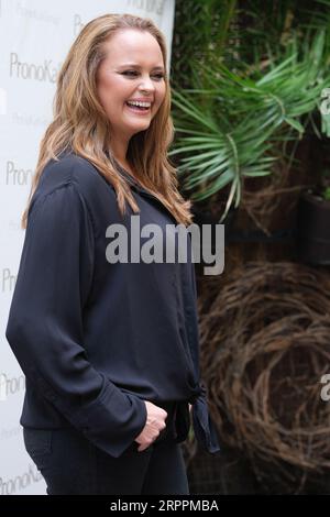 Madrid, Spanien. September 2023. Shaila Durcal präsentiert das neue PronoKal im Hotel Only You am 05. September 2023 in Madrid, Spanien. (Foto: Oscar Gonzalez/SIPA USA) (Foto: Oscar Gonzalez/SIPA USA) Credit: SIPA USA/Alamy Live News Stockfoto