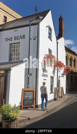 Das Bear Inn, Oxford, England, stammt aus dem Jahr 1242. Stockfoto