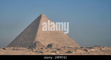 Die große Pyramide von Gizeh Stockfoto