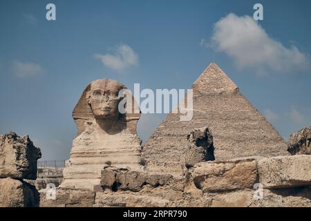 Große Sphinx von Gizeh Stockfoto