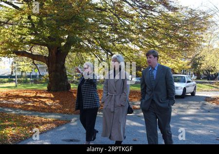 Secretary Gale Norton bereist Newport, Rhode Island, während eines Besuchs in der Stadt für die Ankündigung eines „Save America's Treasures“-Programms Stockfoto