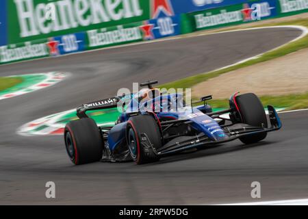 Monza, Italien - 01. SEPTEMBER 2023, #23 Alex Albon (THAI, Williams), Free Practice vor der Qualifikation für die F1 Italienischen GP 2023 Stockfoto