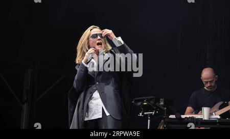 Fotos von Roisin Murphy 2023, die am 26. August 2023 im Royal Highland Centre Edinburgh auftrat. Stockfoto