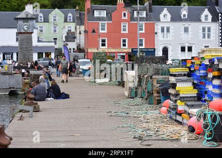 Das Wasser, Tobermory, Isle of Mull Schottland. Stockfoto